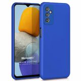 Microsonic Matte Silicone Samsung Galaxy M23 için Kılıf, Mavi [Galaxy M23 ile Uyumlu Kılıf - Mavi]