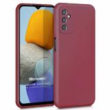 Microsonic Matte Silicone Samsung Galaxy M23 için Kılıf, Mor [Galaxy M23 ile Uyumlu Kılıf - Mor]