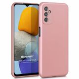 Microsonic Matte Silicone Samsung Galaxy M23 için Kılıf Rose Gold [Galaxy M23 ile Uyumlu Kılıf - Rose Gold]