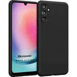 Microsonic Matte Silicone Samsung Galaxy M34 5G Kılıf Siyah