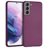 Microsonic Matte Silicone Samsung Galaxy S21 Mor Cep Telefonu Kılıfı