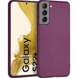 Microsonic Matte Silicone Samsung Galaxy S22 Plus Mor Cep Telefonu Kılıfı