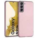 Microsonic Matte Silicone Samsung Galaxy S22 Plus Rose Gold Cep Telefonu Kılıfı