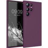 Microsonic Matte Silicone Samsung Galaxy S23 Ultra Mor Cep Telefonu Kılıfı