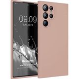 Microsonic Matte Silicone Samsung Galaxy S23 Ultra Rose Gold Cep Telefonu Kılıfı