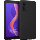 Microsonic Matte Silicone TCL 303 Siyah Cep Telefonu Kılıfı
