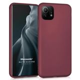 Microsonic Matte Silicone Xiaomi Mi 11 Mor Cep Telefonu Kılıfı