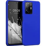 Microsonic Matte Silicone Xiaomi Mi 11T Mavi Cep Telefonu Kılıfı