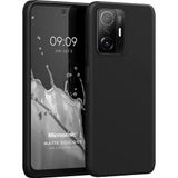 Microsonic Matte Silicone Xiaomi Mi 11T Pro Siyah Kılıf