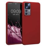 Microsonic Matte Silicone Xiaomi Mi 12T Pro Kırmızı Kılıf