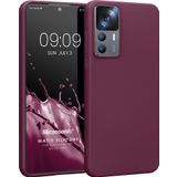 Microsonic Matte Silicone Xiaomi Mi 12T Pro Mor Cep Telefonu Kılıfı