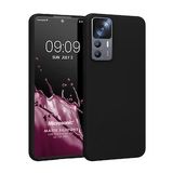 Microsonic Matte Silicone Xiaomi Mi 12T Pro Siyah Kılıf