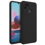 Microsonic Matte Silicone Xiaomi Poco C40 Siyah Kılıf