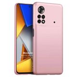 Microsonic Matte Silicone Xiaomi Poco M4 Pro 4G Rose Gold Cep Telefonu Kılıfı