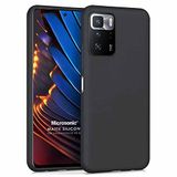 Microsonic Matte Silicone Xiaomi Poco X3 GT için Kılıf Siyah [Poco X3 GT ile Uyumlu Kılıf - Siyah]