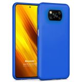 Microsonic Matte Silicone Xiaomi Poco X3 NFC Mavi Cep Telefonu Kılıfı