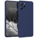 Microsonic Matte Silicone Xiaomi Redmi 12 Lacivert Cep Telefonu Kılıfı