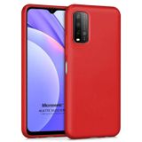 Microsonic Matte Silicone Xiaomi Redmi 9T Kırmızı Cep Telefonu Kılıfı