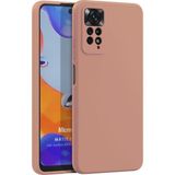 Microsonic Matte Silicone Xiaomi Redmi Note 11 Pro 5G Rose Gold Cep Telefonu Kılıfı