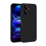Microsonic Matte Silicone Xiaomi Redmi Note 12 4G Siyah Kılıf