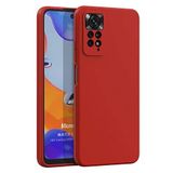 Microsonic Matte Silicone Xiaomi Redmi Note 12 Pro 4G için Kılıf Kırmızı [Redmi Note 12 Pro 4G ile Uyumlu Kılıf - Kırmızı]