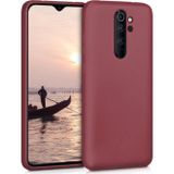 Microsonic Matte Silicone Xiaomi Redmi Note 8 Pro Mor Cep Telefonu Kılıfı