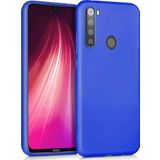 Microsonic Matte Silicone Xiaomi Redmi Note 8T Mavi Cep Telefonu Kılıfı