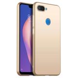 Microsonic Matte Silikon Xiaomi Mi 8 Lite Gold Kılıf