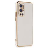 Microsonic OnePlus 9 Pro için Kılıf Olive Plated Beyaz [OnePlus 9 Pro ile Uyumlu Kılıf - Beyaz]