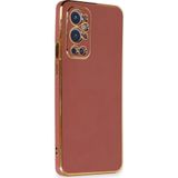 Microsonic OnePlus 9 Pro Kılıf Olive Plated Kırmızı