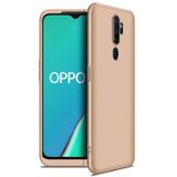 Microsonic Oppo A5 2020 Double Dip 360 Protective Gold Cep Telefonu Kılıfı