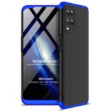 Microsonic Oppo A54 4G Double Dip 360 Protective Siyah Mavi Cep Telefonu Kılıfı