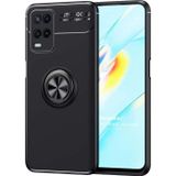 Microsonic Oppo A54 4G Kickstand Ring Holder Siyah Cep Telefonu Kılıfı