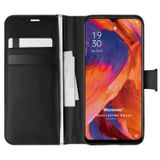 Microsonic Oppo A73 için Kılıf Delux Leather Wallet Siyah [A73 ile Uyumlu Kılıf - Siyah]