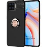 Microsonic Oppo A73 Kickstand Ring Holder Siyah Rose Kılıf