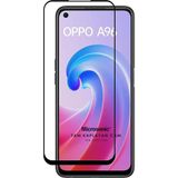Microsonic Oppo A76 Tam Kaplayan Temperli Siyah Cam Ekran Koruyucu
