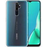 Microsonic Oppo A9 2020 Transparent Soft Beyaz Cep Telefonu Kılıfı