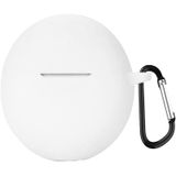 Microsonic Oppo Enco Air 2i Askılı Mat Silikon Beyaz Kulaklık Kılıfı