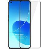 Microsonic Oppo Reno 6 4G Tam Kaplayan Temperli Siyah Cam Ekran Koruyucu