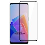Microsonic Oppo Reno 7 Lite Tam Kaplayan Temperli Cam Ekran Koruyucu Siyah [Reno 7 Lite ile Uyumlu Ekran Koruyucu]