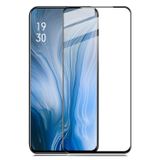 Microsonic Oppo Reno Tam Kaplayan Temperli Cam Ekran koruyucu Siyah [Reno ile Uyumlu Ekran Koruyucu]