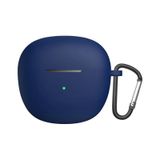 Microsonic QCY HT03 Askılı Mat Silikon Lacivert Kılıf