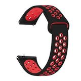 Microsonic Rainbow Gently Siyah Kırmızı Amazfit GTR 3 Band Kordon