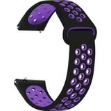 Microsonic Rainbow Gently Siyah Mor Amazfit GTR 3 Band Kordon