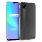 Microsonic Realme C25s için Kılıf Transparent Soft Beyaz [Realme C25s ile Uyumlu Kılıf - Beyaz]