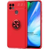 Microsonic Realme C25S Kickstand Ring Holder Kırmızı Kılıf