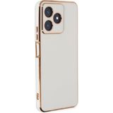 Microsonic Realme C53 Olive Plated Beyaz Kılıf