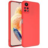 Microsonic Redmi Note 12 Pro 4G Groovy Soft Kırmızı Cep Telefonu Kılıfı