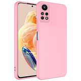Microsonic Redmi Note 12 Pro 4G Groovy Soft Pembe Cep Telefonu Kılıfı