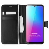 Microsonic Reeder P13 Blue Max 2021 128 GB için Kılıf Delux Leather Wallet Siyah [P13 Blue Max 2021 128 GB ile Uyumlu Kılıf - Siyah]